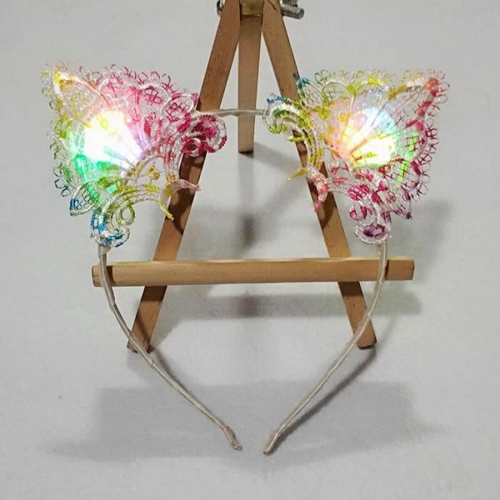 Guirlande lumineuse,Bandeau lumineux en dentelle avec oreilles de chat et  de renard, avec oreilles d'animaux, LED - Type 11 - Cdiscount Maison