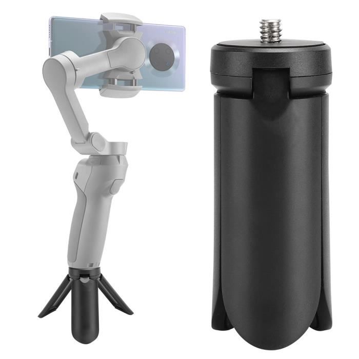 Mini trépied de bureau antidérapant avec vis 1-4 pouce universel pour support de caméra d'action pour smartphone (noir) HY586