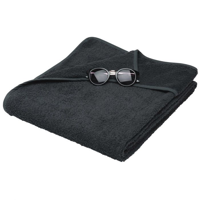 Serviette éponge XL pour bain de soleil Marbella 70x200cm anthracite