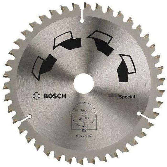 Bosch 2609256887 Lame de scie circulaire Spécial 160 mm