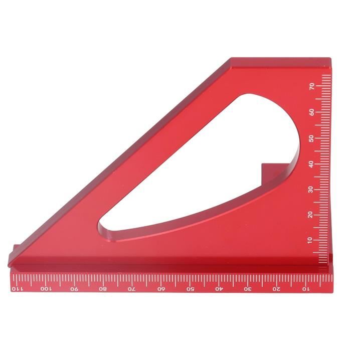 Règle Multifonction En Aluminium – Rapporteur, Échelles, Angles – Pour Dessin, Architecture, École