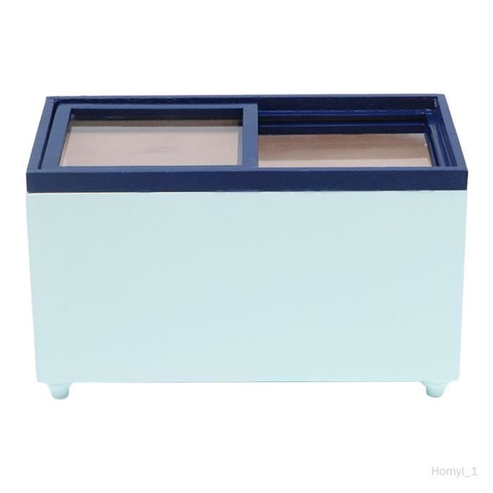 1/12 échelle maison de poupées réfrigérateur Mini poupée meubles