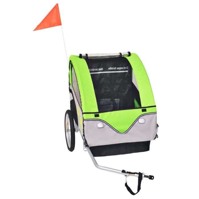 Lot De 3 Drapeaux De Sécurité Réglables Pour Remorque Vélo Enfant – Fanions Haute Visibilité Jour Et Nuit