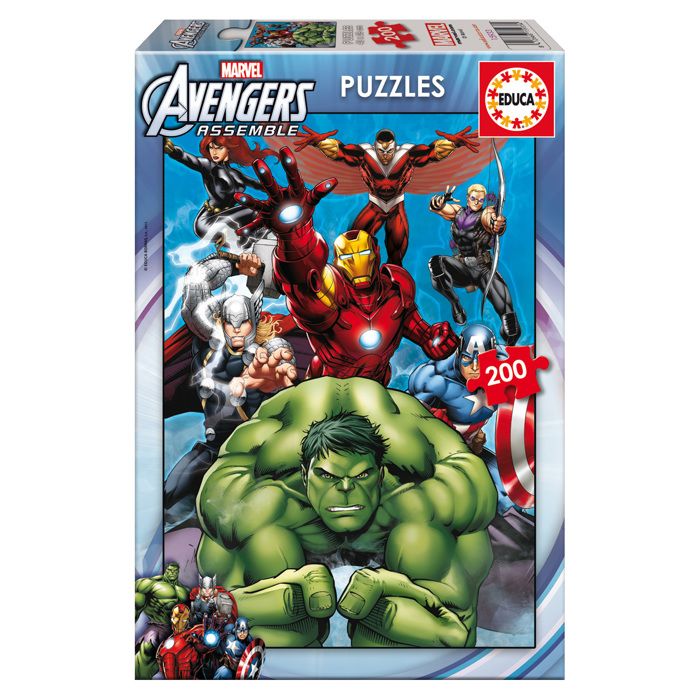 Puzzle 200 pièces : Avengers Puzzle 200 pièces : Avengers