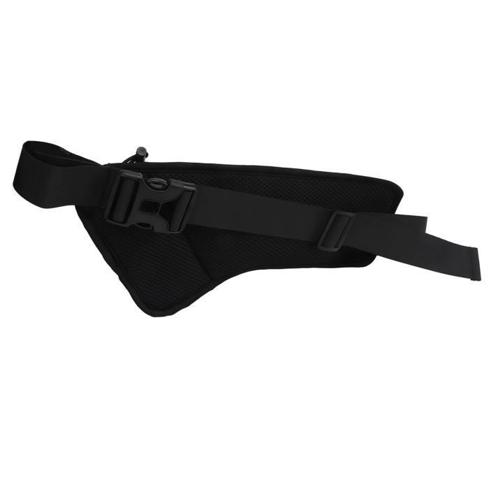 Ceinture D'hydratation SOONHUA Pour Running | 2 Bouteilles 170ml | Réglable 70-150cm | Nylon Noir