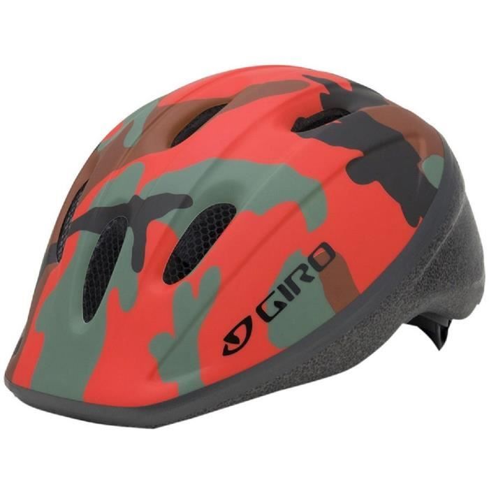 Casque Vélo Enfant Giro Rodeo – Taille Unique, Noir/rose, 6 Aérations, écran Intégré, Système De Réglage ACU Dial