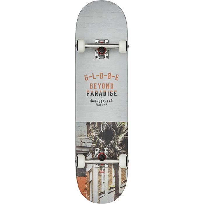 GLOBE Skateboard Complet  Varsity 2 - 8.1 Inch Melbourne - Mixte - Adulte - Gris - 4 roues