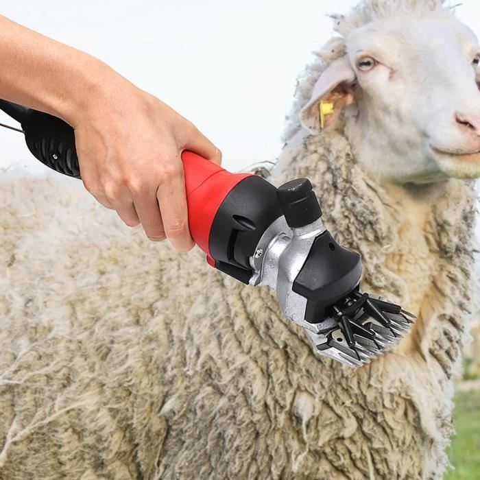 Comparer les prix de GOTOTOP Tondeuse à moutons Cisailles de cisaillement de laine de tondeuse de mouton électrique portative de vitesse réglable pour