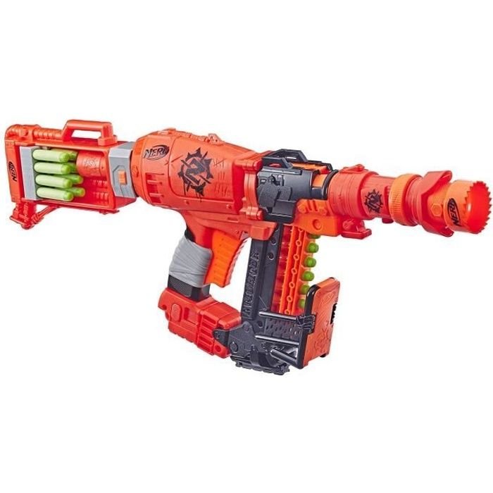 Jouet de combat Nerf Zombie Nailbiter XL - NERF - Mixte - Avec fléchettes - A partir de 8 ans