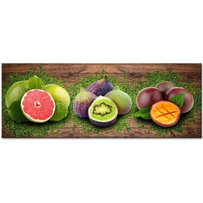 Tableau Déco pour Cuisine Fruits Vitaminés - Cuisine - 80x30