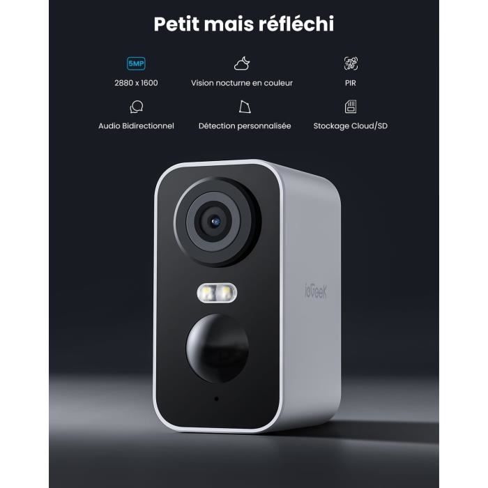 Caméra De Surveillance 5MP Solaire WiFi Extérieure - Foto 4