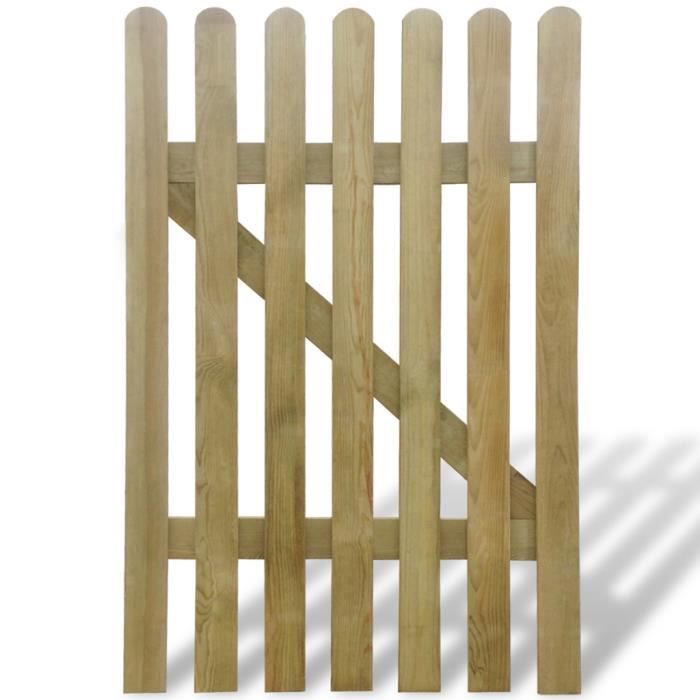 Portillon De Jardin En Bois 100 X 150 Cm Convient Jardin Foret Terrasse Durable Stable Balcon Haute Qualite Achat Vente Portail Portillon Portillon De Jardin En Bois Cdiscount