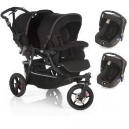 Poussette double jane powertwin 4 roues sales