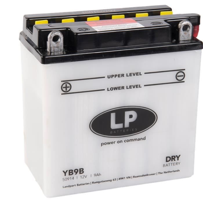 Batterie - PIAGGIO LIBERTY 50 - 4 Temps de 2000 à 2016 YB9-B 12Volts 9Ah