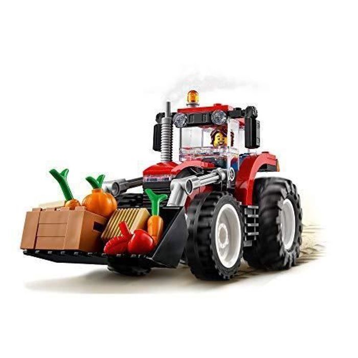 LEGO City 60287 - Le tracteur Jouet - Jeux de la ferme - Figurines de fermier et de lapin - 5 ans et plus
