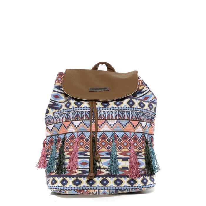 Sacs Les Tropeziennes Sac a Dos PAL02-TZ-MULTI U Multicolor - Cdiscount Bagagerie - Maroquinerie