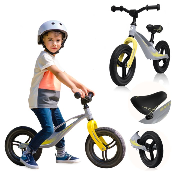 Draisienne LIONELO Bart Tour - Jusquà 30 kg - Légère - Réglage du guidon et de la selle - Blocage de la direction - Gris Reconditionné - N/A (ou "Lionelo" si la marque existe ré reconditionné disponible sur Cdiscount Seconde Vie