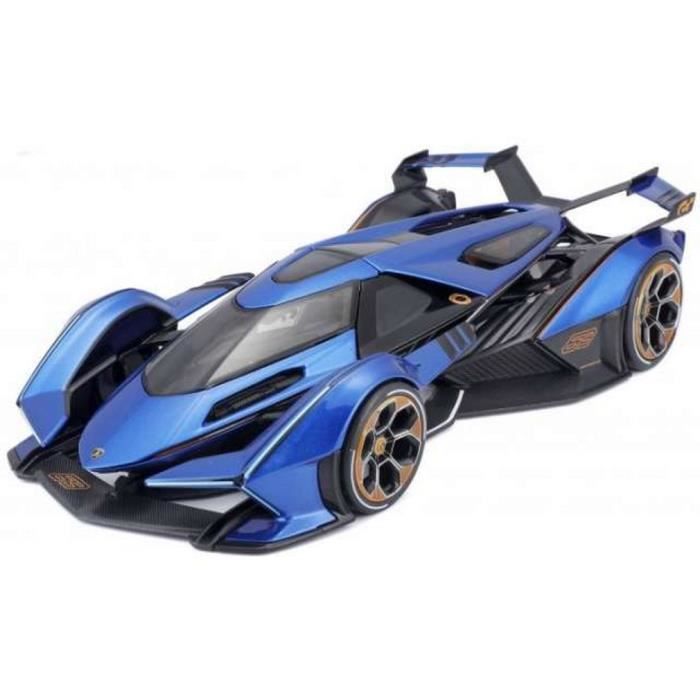 Miniatures montees Lamborghini Vision V12 Gran Tourismo Bleue 1 18 Maisto Cdiscount Jeux Jouets