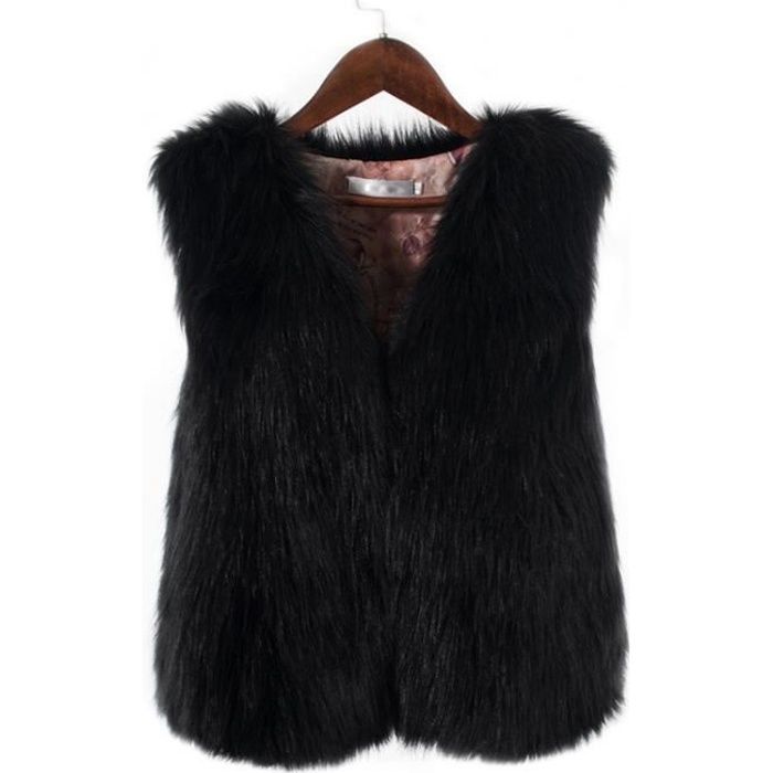 Gilet en fourrure sans manche online