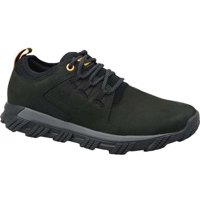 Caterpillar Baskets - CATERPILLAR - Electroplate Leather P723551 - Noir - Cuir - Lacets