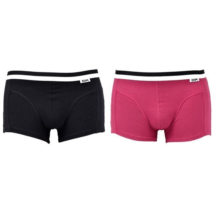 Boxer DIM Homme en coton stretch ultra Confort Assortiment