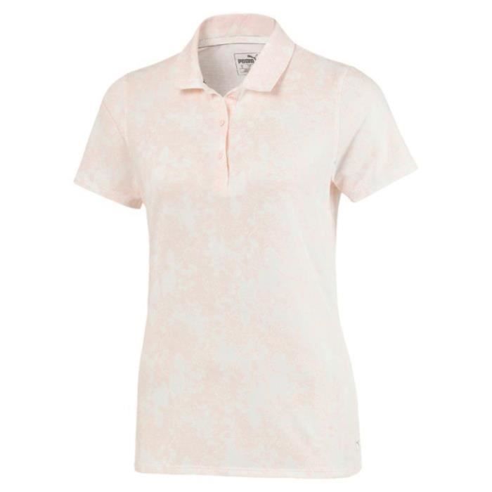 Polo femme Puma Roses Rose pastel Cdiscount Pr t Porter