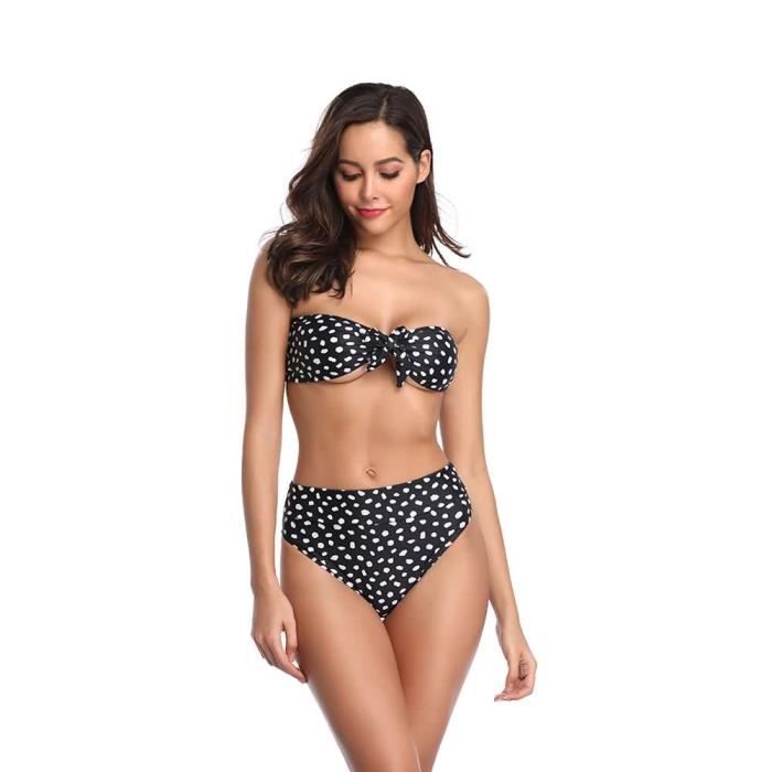 Maillot de bain online 2 pièces sans bretelle