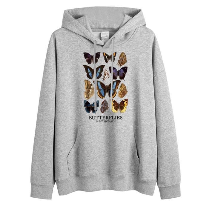 T-shirt Oversize Femme Manches Longues - Basique Confortable Col Rond Grandes Tailles