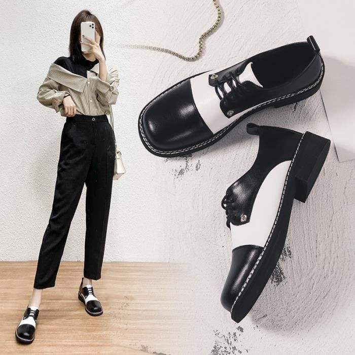 Chaussure richelieu femme pas cher online