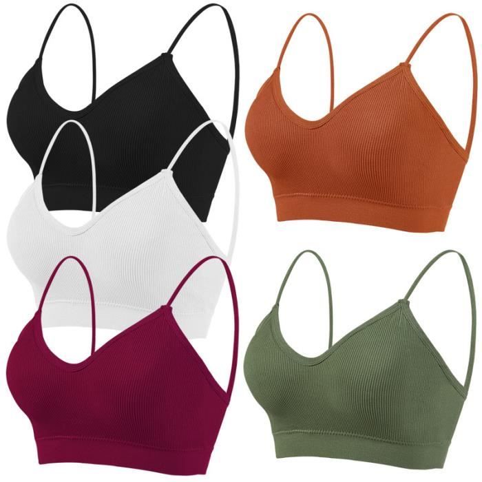 Lot De 3 Brassières Soutien-Gorge Sport Fille Coton – Bustier Sans Armature 8-14 Ans, Confort Et Soutien Doux Pour Sport & Quotidien