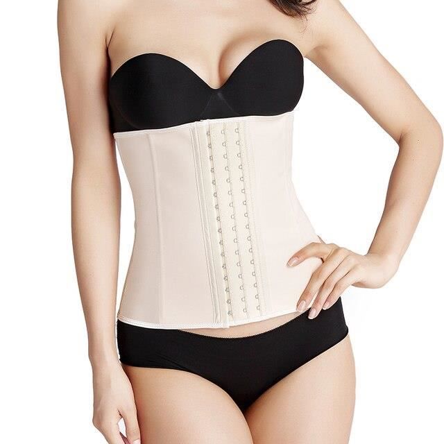 Corset Minceur Latex Queenral - Bustier Gainant Avec Baleines En Acier Pour Femme