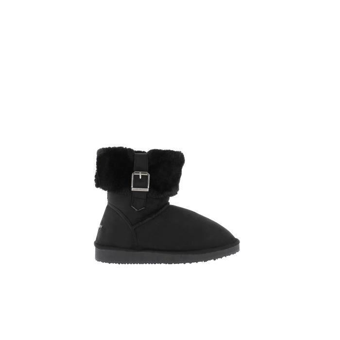 Bottes basses fourr es noires Blackfield Taille 37 Femme