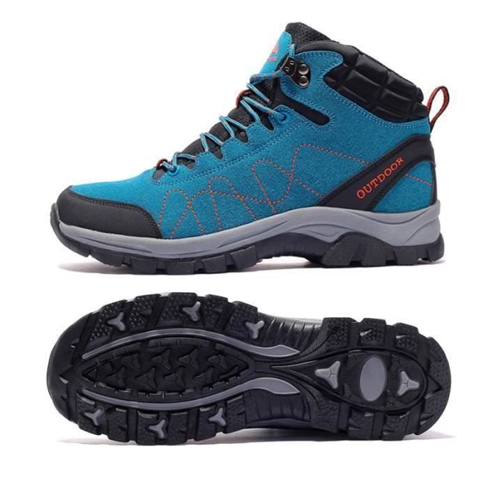 Bottes De Marche Peter Storm Oxford Mid - Imperméables, Respirantes, Noir/bleu, UK 5