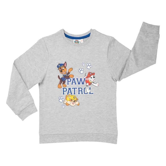 Pull pour garcon PAW Patrol La Pat Patrouille Sweat shirt pour enfant haut pour enfant