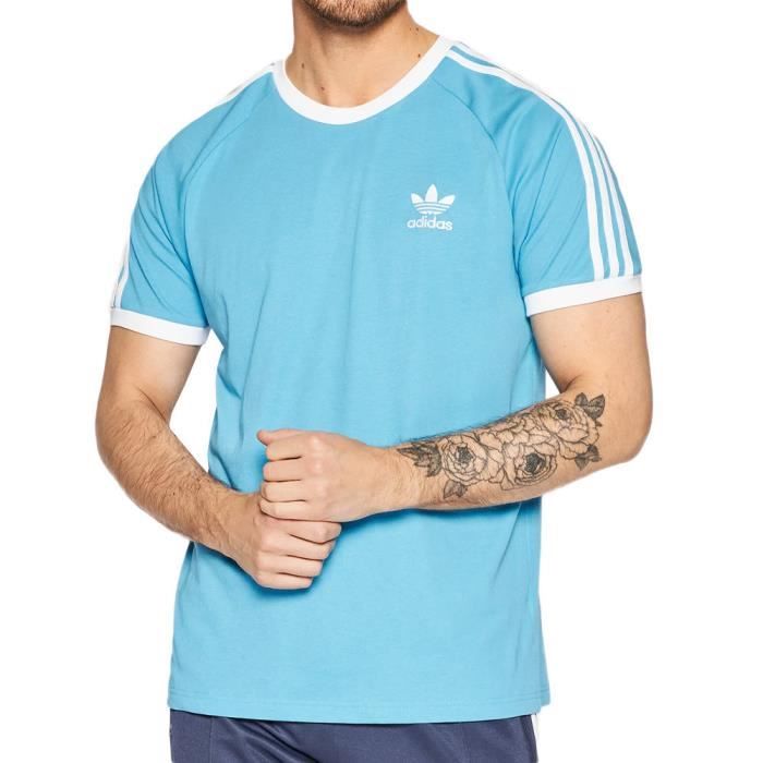 T-shirt Bleu Homme Adidas 9527 Bleu - Cdiscount Prêt-à-Porter
