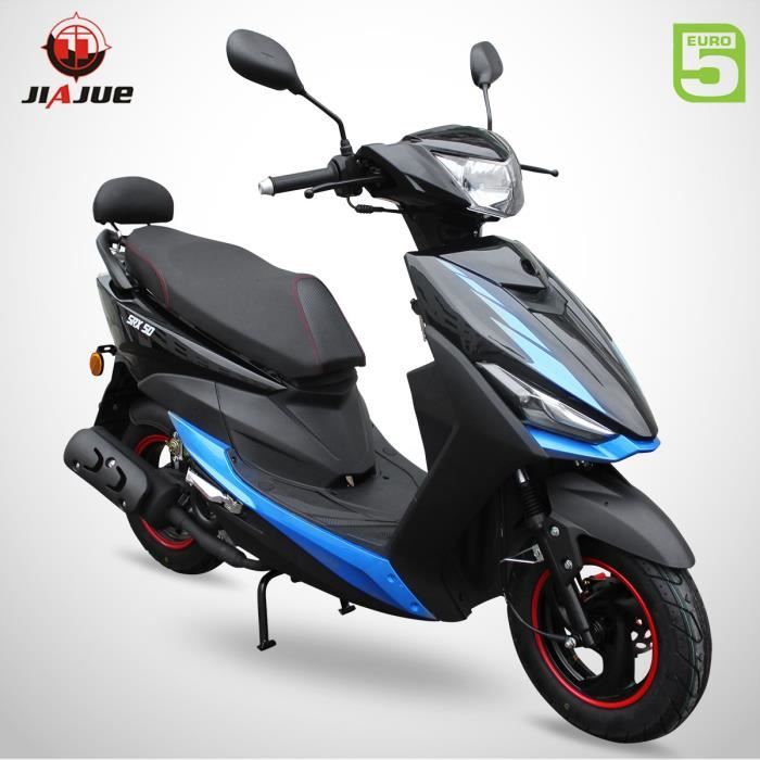 Scooter 50cc 4T SRX 50 JIAJUE / Noir & Bleu