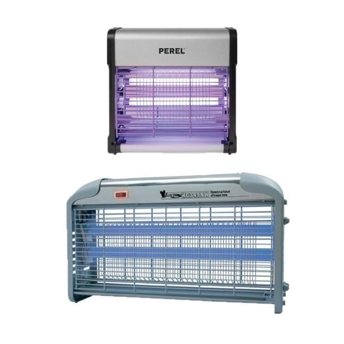Perel Lampe UV De Rechange 20W Pour Destructeur D'Insectes – Tube T8 BL368 Ø24mm X 590mm, 8000h