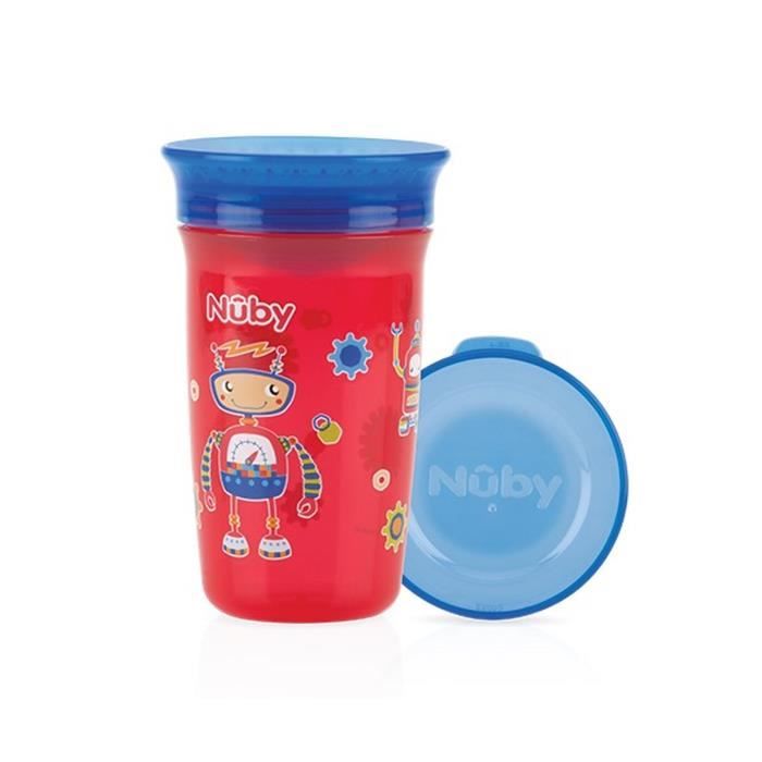 Nuby Tasse D Apprentissage Gobelet Magique 360 300ml Rouge 6m Cdiscount Puericulture Eveil Bebe