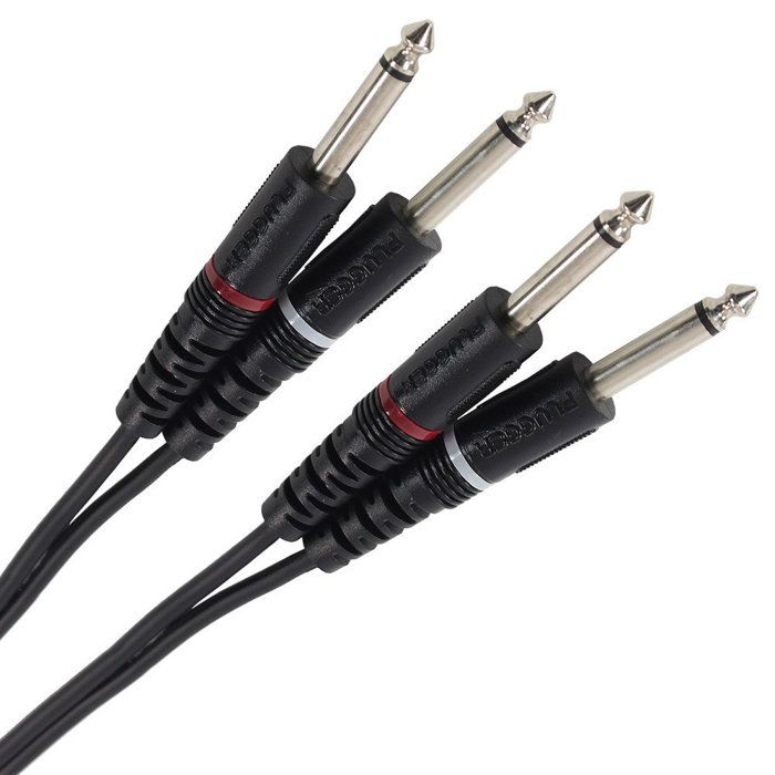 Plugger Câble Bretelle Jack Mâle Mono - Jack Mâle Mono 0.60m Easy