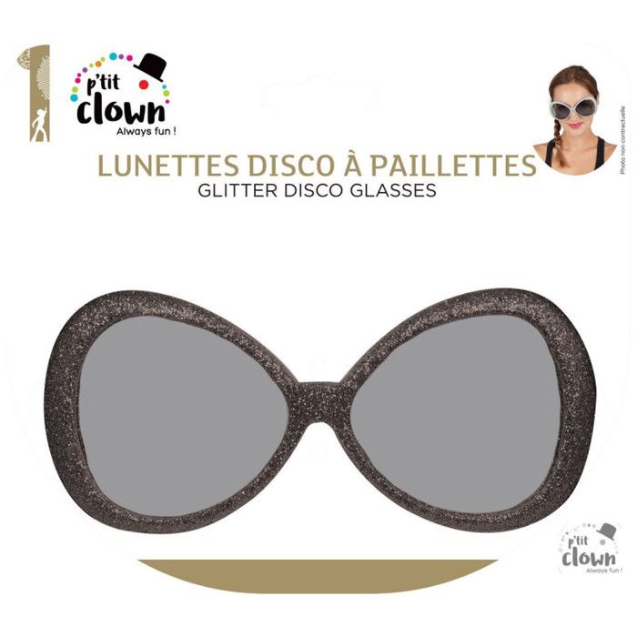 Lunettes - PTIT CLOWN - DISCO Argent - Accessoire de déguisement pour Homme  ou Femme - Cdiscount Jeux - Jouets