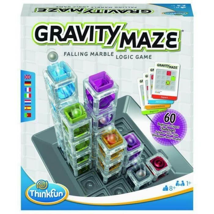 Jeu de société - RAVENSBURGER - Gravity Maze - Jeu de réflexion et stratégie - Mixte - Multicolore