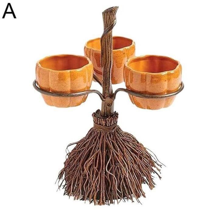 Fontaine à Chocolat Ovente 2 étages En Forme De Citrouille - Décor Halloween/automne, Bol Inclus, 32W