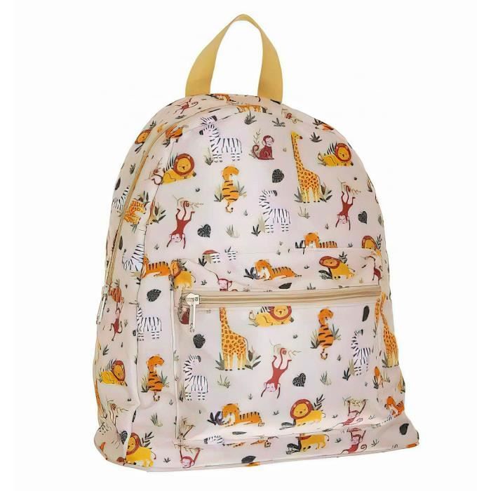 Sac à dos cartable scolaire Safari SASS BELLE Animaux Jungle