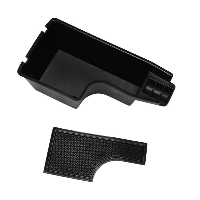 Boîte De Rangement Pour Console Centrale VW ID.3 Et Cupra Born - Noir, Plastique Et Caoutchouc, Compatibles 2020-2025