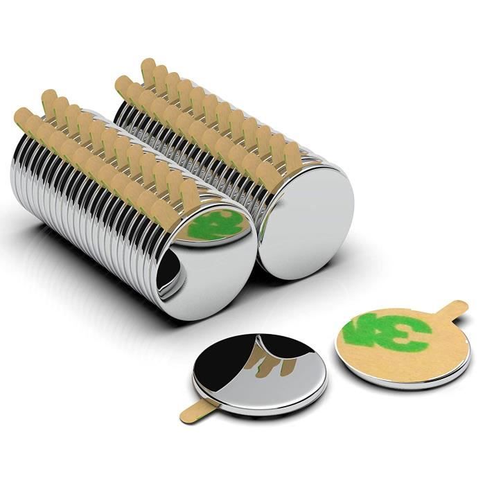 ULIBERMAGNET Aimants Robustes De 1/4-20", 4 Pièces, Puissants Aimants En Terre Rare à Filetage Femelle, 33,5 Kg, Montage Magnétique En Néodyme Pour éclairage, Caméra, Garage, Outils Et équipements