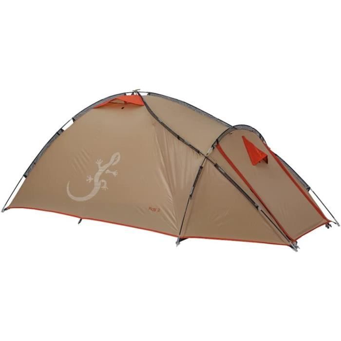 MC Tente De Randonnée 1-2 Personnes Imperméable Légère Double Couche Autoportante 3 Saisons
