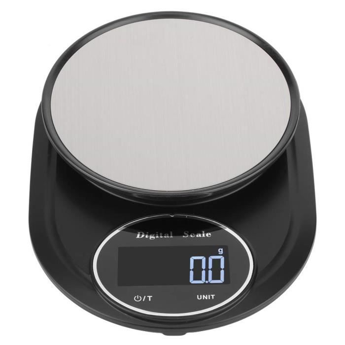 Balance Cuisine Électronique EXZACT - 5kg Max - Bol Inox - Écran LCD - Fonction Tare - EX4350