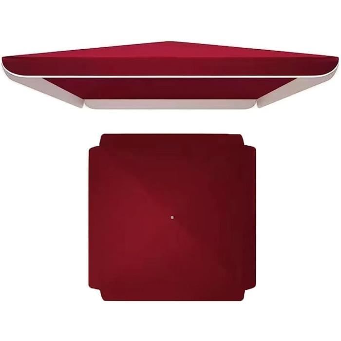 Housse De Rechange Rectangulaire Premium 3x2m Pour Parasol De Terrasse Et Extérieur - Protection Soleil & Pluie