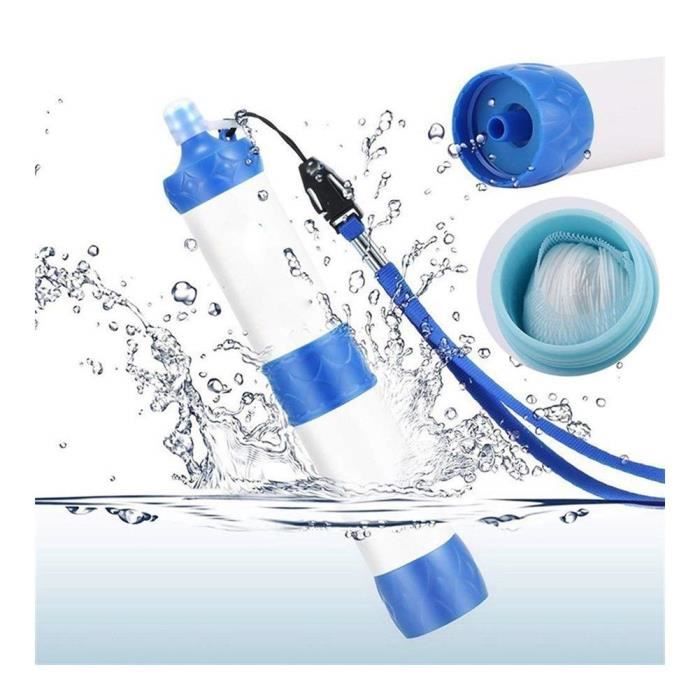 Filtre à Eau Portable Namvo 3000L - Purificateur Camping Randonnée Survivaliste - Vert Army