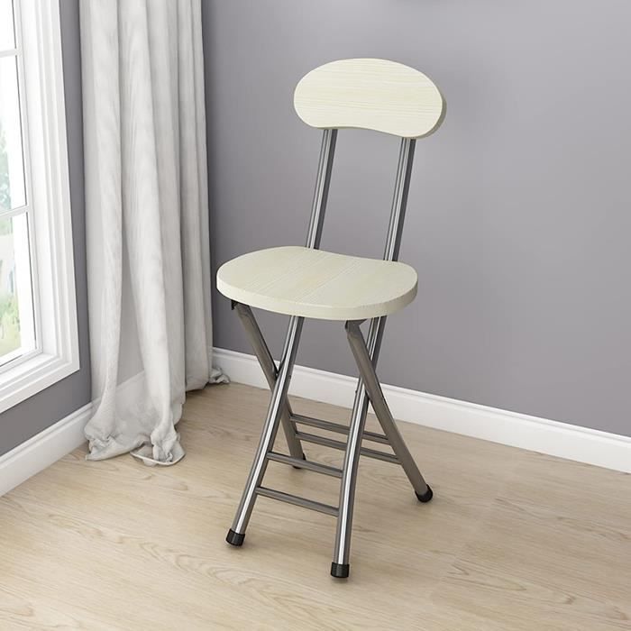 Tabouret Pliant HOUSE DAY 46cm - Marchepied Portable 136kg | Blanc